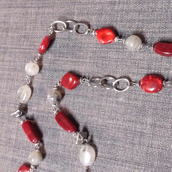 💎 Chain and bead necklace - Picture 5 of 6